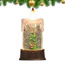 Vela Globo de Neve Natalina Alimentada por Bateria