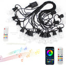 Corda com Luzes de 20 LEDs RGB e Controle por Aplicativo Bluetooth