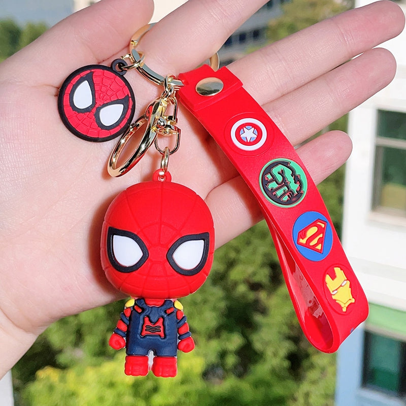 Chaveiro Super Heroes em Silicone Marvel DC Quality