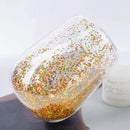 Copo Natalino em Vidro com Àrvore de Natal