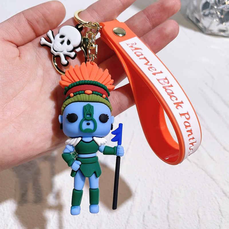 Chaveiro Super Heroes em Silicone Marvel DC Quality