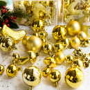 Ouro 30 pçs decorações da árvore de natal