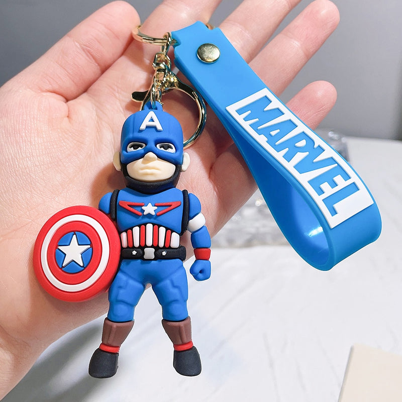 Chaveiro Super Heroes em Silicone Marvel DC Quality