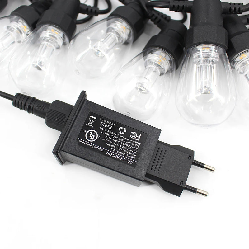 Corda com Luzes de 20 LEDs RGB e Controle por Aplicativo Bluetooth