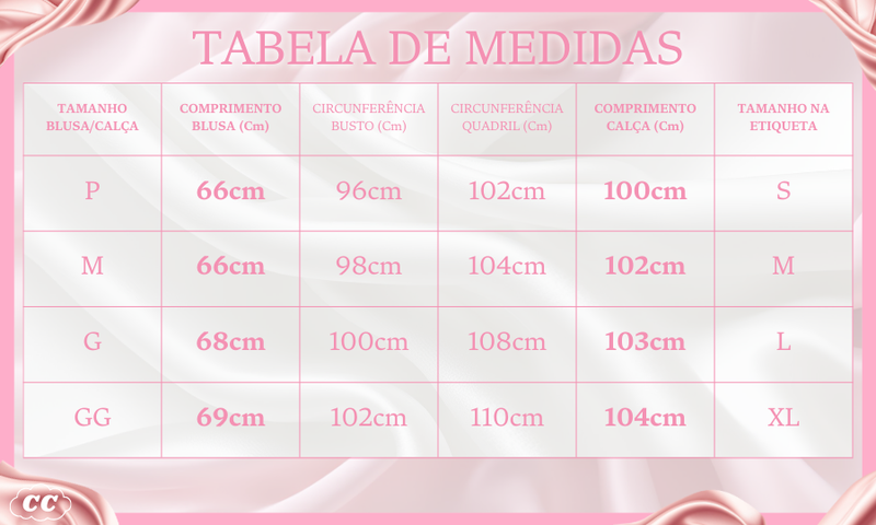 Pijama Feminino Luxe Dreams - Conjunto Com Calça e Camisa Longa em Seda Elástica Premium | Tecido Macio, Leve e Confortável