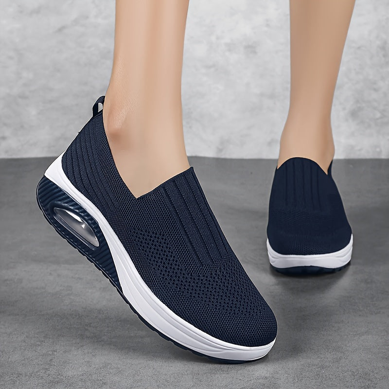 Tênis Ortopédico em Tecido Mesh Super Macio e Amortecimento AIRConfort SlipOn Motion