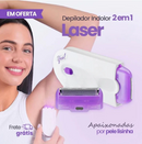 Depilador Indolor 2 em 1 Removedor a Laser de Pelos Elétrico + DEPIL
