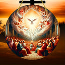 Vitral Decorativo Em Acrílico - Pomba da Paz | Decoração Religiosa Para Sua Casa