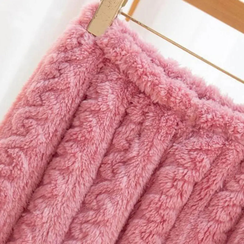 Calça De Pijama Feminino De Pelúcia CloudComfort Quentinha, Macia e Super Confortável | Sinta-se Vestindo Um Cobertor Fofinho