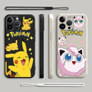 Capinha Iphone Pikachu e Jigglypuff - Case de Alta Proteção Com Cordão de Brinde