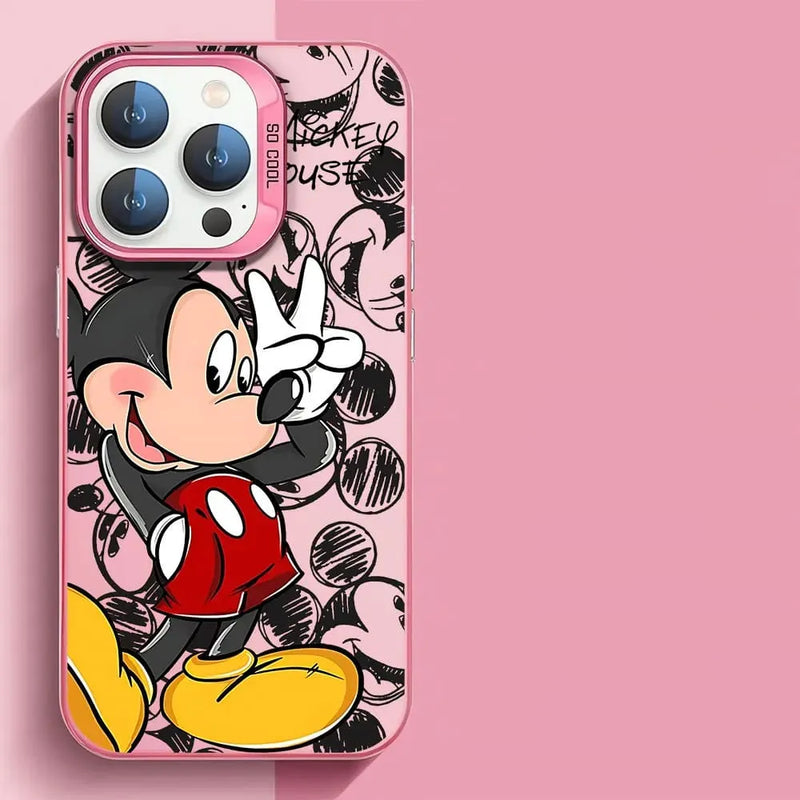 Capinha Iphone da Disney Mickey e Minnie - Case de Alta do Proteção e Resistência