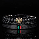 Pulseira LEOPARD ELEGANCE - Joia em Aço Inoxidável Banhada em Ouro e Prata