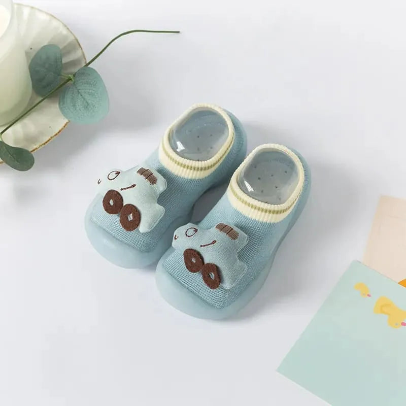 Sapatinho Meia Com Bichinhos - Super confortável