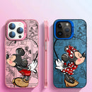 Capinha Iphone para Casal Mickey e Minnie - Case de Alta Proteção e Resistência