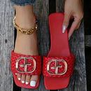 Sandália Slide Glade - Feita em Couro PU de Alta Qualidade Para Maior Estilo e Conforto