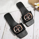 Sandália Slide Glade - Feita em Couro PU de Alta Qualidade Para Maior Estilo e Conforto