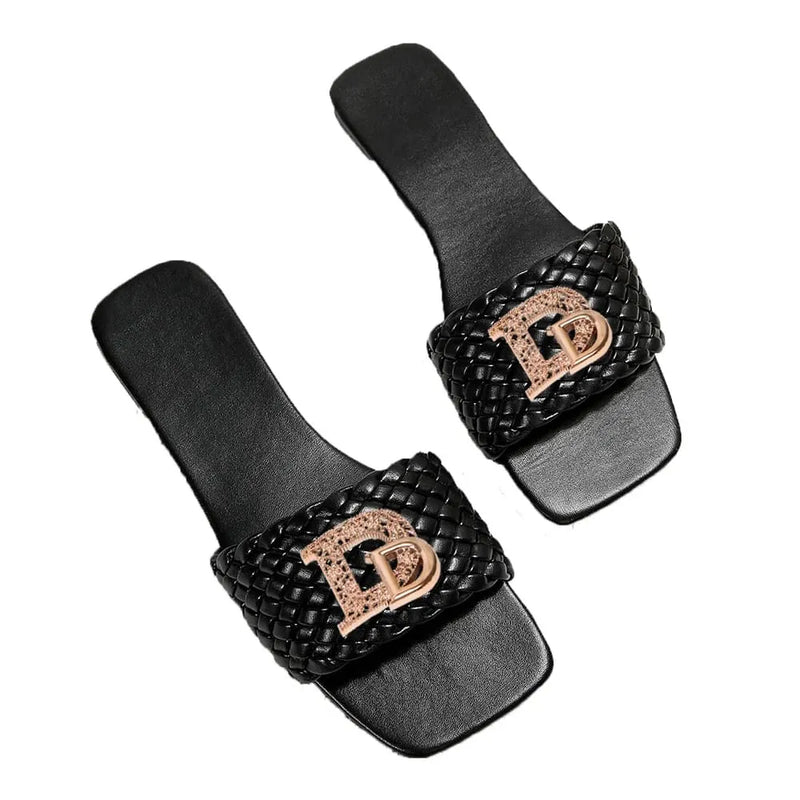 Sandália Slide Glade - Feita em Couro PU de Alta Qualidade Para Maior Estilo e Conforto