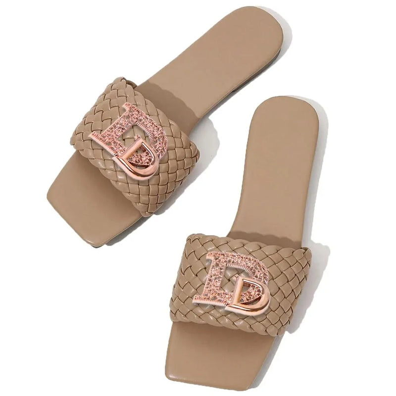 Sandália Slide Glade - Feita em Couro PU de Alta Qualidade Para Maior Estilo e Conforto