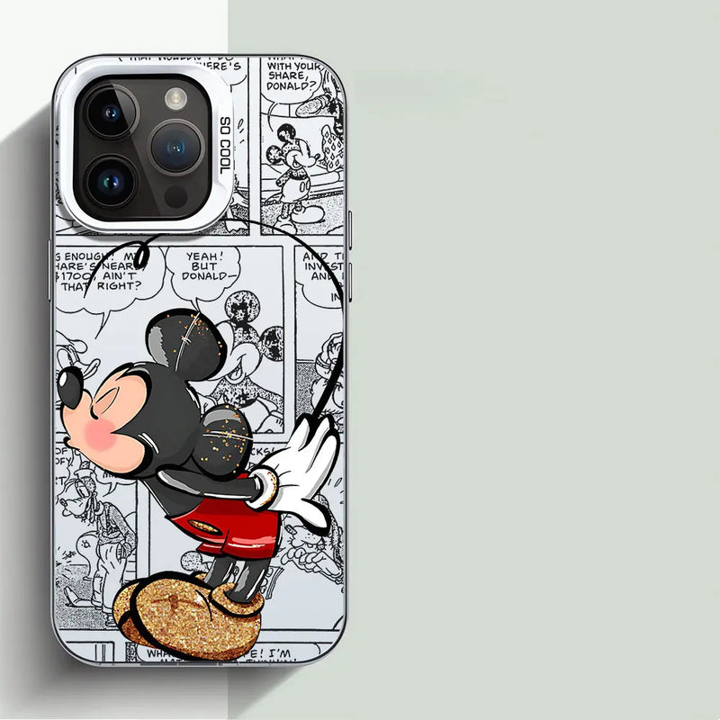 Capinha Iphone para Casal Mickey e Minnie - Case de Alta Proteção e Resistência