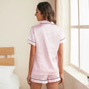 Pijama Feminino Night Lover - Conjunto BabyDoll e Shorts Fresquinho De Seda | Tecido Super Macio e Confortável