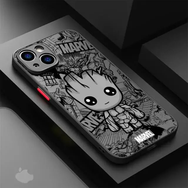 Capinha Iphone Mini Figuras Marvel - Case de Proteção e Alta Resistência
