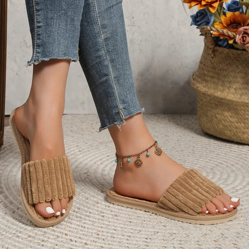 Sandália Slide CozyCloud | Aconchego Delicado Para Todos Os Momentos