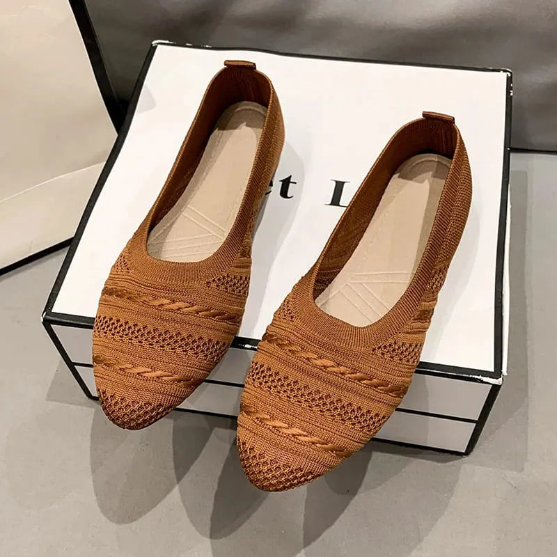 Sapatilha Serene - Feita em Fibra Mesh Confortável, Macia e Respirável