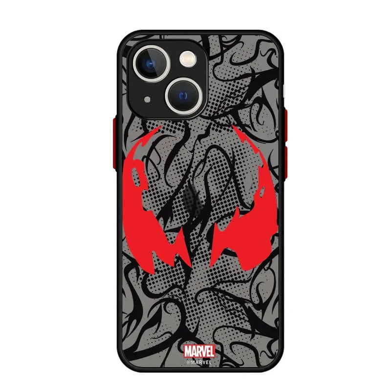 Capinha Iphone Marvel Emblema Venom - Case de Alta Proteção e Resistência