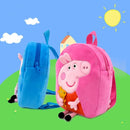Mochila Infantil Pelúcia Peppa Pig - A Mais Incrível De Toda a Sala De Aula - Toda Feita de Pelinhos