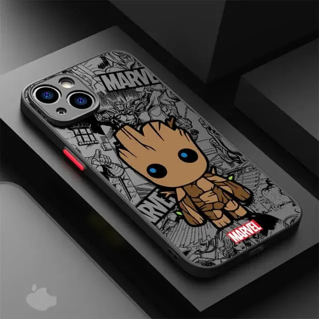 Capinha Iphone Mini Personagens Marvel - Case de Alta Proteção e Resistência