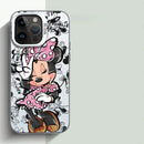 Capinha Iphone da Disney Mickey e Minnie - Case de Alta do Proteção e Resistência