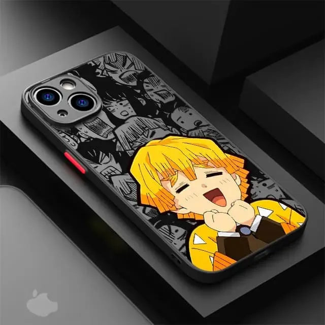 Capinha Iphone Personagens Demon Slayer - Case de Alta Proteção e Resistência