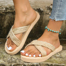 Sandália Sol&Mar - Feita em Fibras De Ráfia Naturais | Charme e Estilo Que Encantam