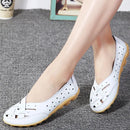 Sapatilha Feminina Anatômica em Couro PU e Respirável Harmony