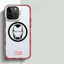 Capinha Iphone Marvel Emblema Heróis - Case de Alta Proteção e Resistência