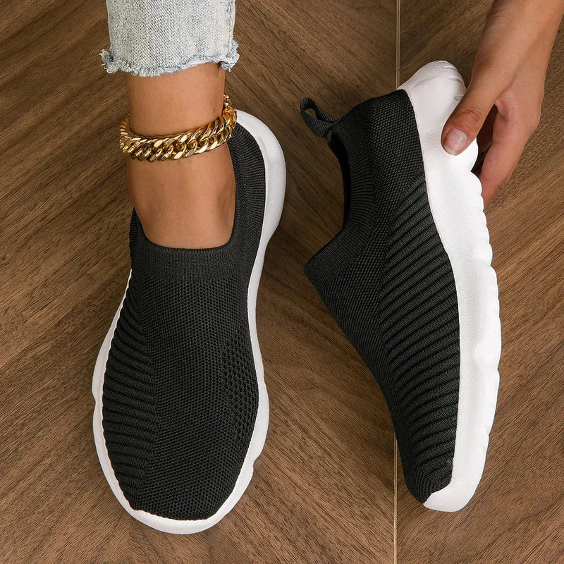 Tênis StreetStyle Tipo Meia Slip on - Feito Em Fibra Mesh Super Macia e Confortável