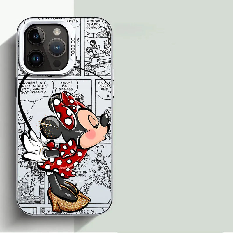 Capinha Iphone para Casal Mickey e Minnie - Case de Alta Proteção e Resistência