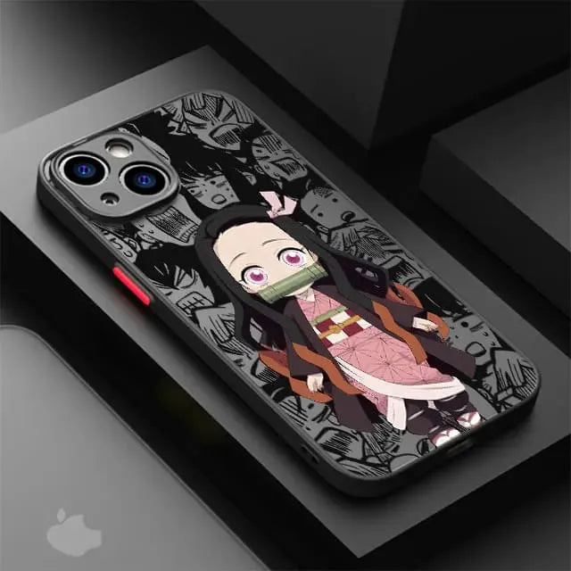 Capinha Iphone Personagens Demon Slayer - Case de Alta Proteção e Resistência