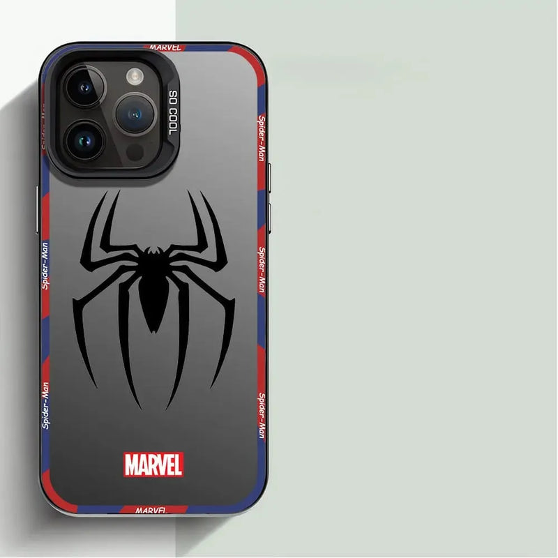 Capinha Iphone Marvel Emblema Heróis - Case de Alta Proteção e Resistência