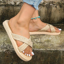 Sandália Sol&Mar - Feita em Fibras De Ráfia Naturais | Charme e Estilo Que Encantam