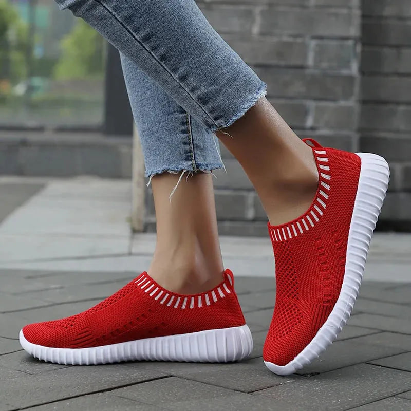 Tênis UrbanChic Tipo Meia Slip on - Feito Em Fibra Mesh Super Macia e Confortável | Vista Seu Tênis Como Uma Meia