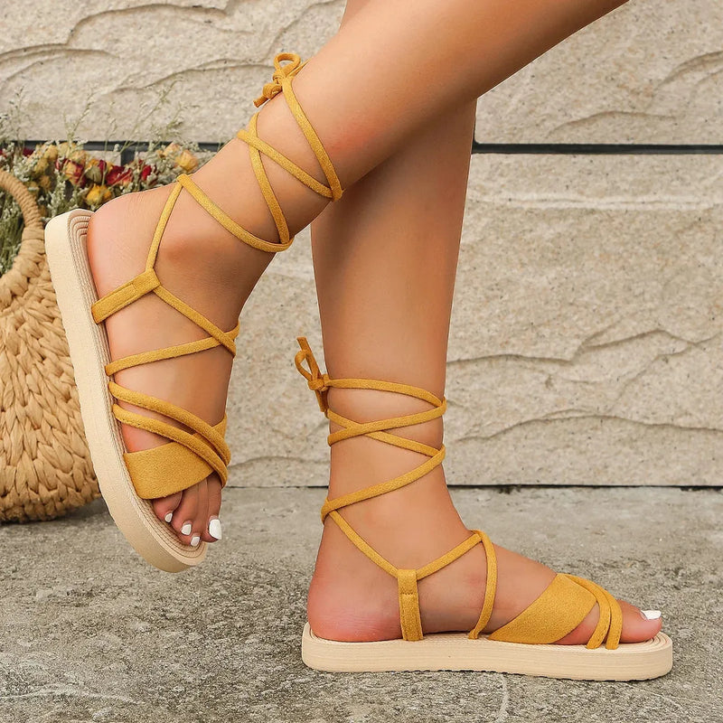 Sandália Gladiadora Solstice - Design Exclusivo Tendência 2024