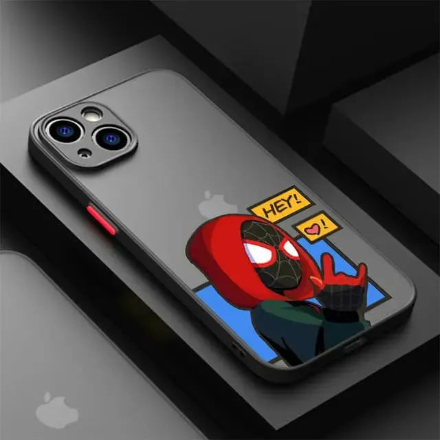 Capinha Iphone Casal do Aranhaverso - Case de Alta Proteção e Resistência