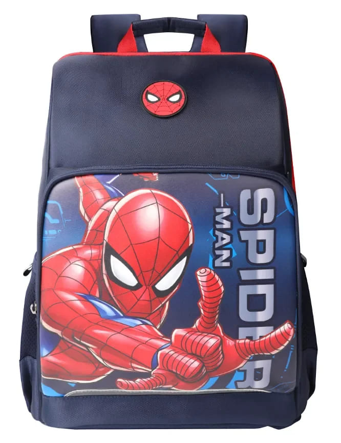 Mochila Infantil Premium Homem Aranha - Com Grandes Tarefas De Casa Temos Grandes Responsabilidades!