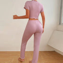 Pijama Feminino DreamComfort Conjunto Com Calça e Camisa | Tecido Leve e Confortável