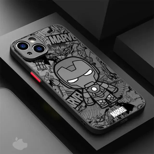 Capinha Iphone Mini Figuras Marvel - Case de Proteção e Alta Resistência