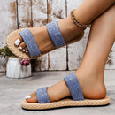 Sandália Slide MaréJeans | Design Versátil para Toda Ocasião