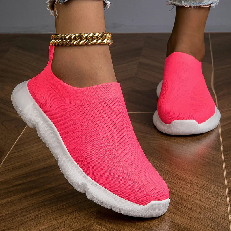 Tênis StreetStyle Tipo Meia Slip on - Feito Em Fibra Mesh Super Macia e Confortável