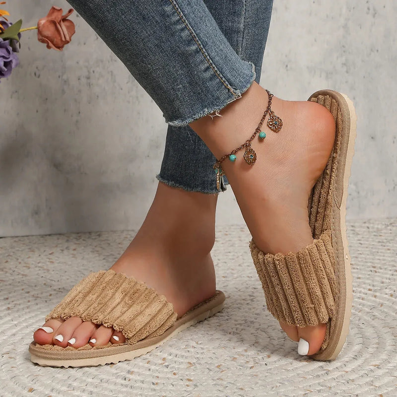 Sandália Slide CozyCloud | Aconchego Delicado Para Todos Os Momentos