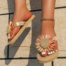 Sandália Sunflower ShineOn - Passos Delicados e Estonteantes Para Um Dia De Sol